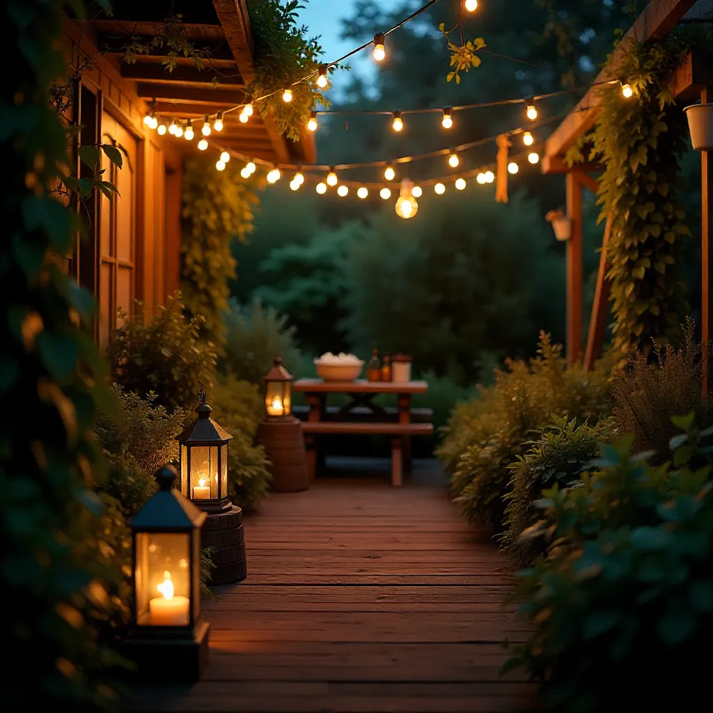 Modern garden lantern