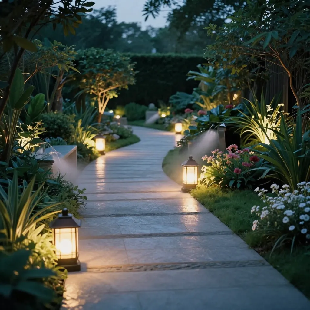 Daytime garden design