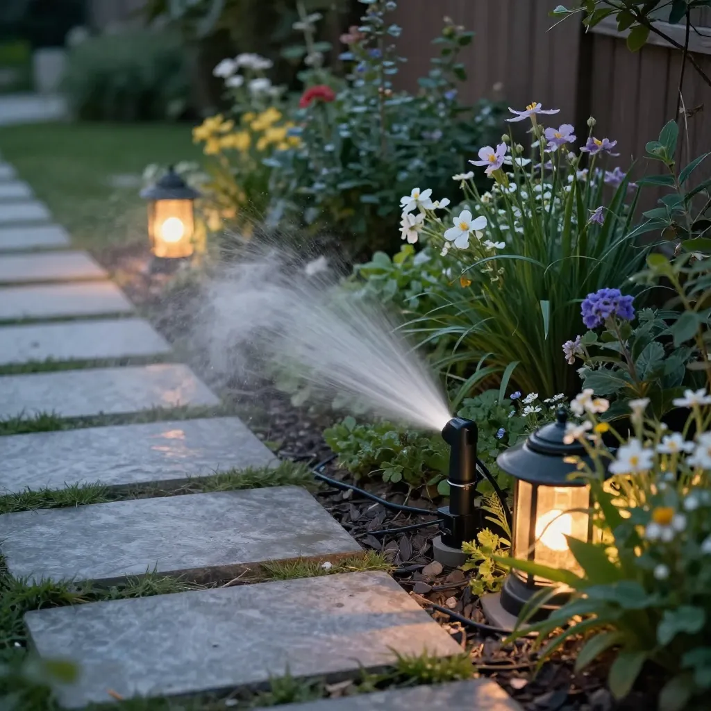 Illuminated garden features
